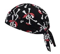 Chapeau de pirate cool pour femme et homme - Chapeau souple réglable - Bandeau respirant - Turban respirant pour activités de plein air