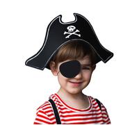 Chapeau de pirate et cache œil enfant
