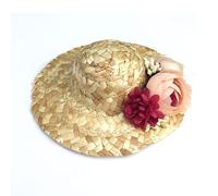 Chapeau de plage d'extérieur pour animal de compagnie, chapeau de paille pour chien, chapeau de soleil, chapeau de soleil style hawaïen pour petits chiens, chats, accessoires pour animaux de compagnie