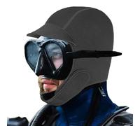 Chapeau de plongée à bavette - Cagoule Thermique Extensible Chaleur et Confort, Parfaite pour Surf, nage, Kayak, Planche et Sorties Nautiques prolongées | Mer Océan Aventure