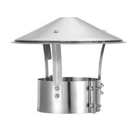 Chapeau de Pluie de Toit Chapeau de Cheminée Couvercle de Cheminée en Acier Inoxydable pour Conduits de Poêles et Cheminées 90-240mm(230mm)