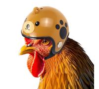 Chapeau de poulet - Chapeaux de poulet réels créatifs, coiffe de volaille drôle | Église de sécurité pour poulets, chapeau de costume d'oiseau pour animaux de ferme, tenue coq pour coq pe
