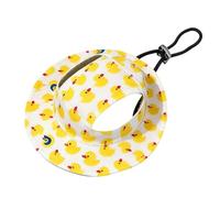 Chapeau De pour Chien avec Trous d'oreilles Bob Ajustable - Casquette Canard Dessin Animé Style Cowboy Chats | Vêtement Été pour Petits Animaux Domestiques Balade Plage Randonnée | Couvre-Chef
