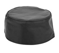 Chapeau de Prière Musulman, Homme Noir Prières Musulmane Kufi Chapeaus en Cuir de Chèvre Takke Peci Kofia Islamique Culte Chapeaux (57CM)