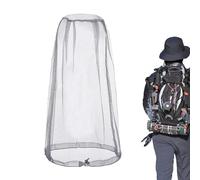 Chapeau de protection contre les mouches, chapeau anti-mouches, couverture faciale en maille filet, chapeau de soleil de protection en plein air, chapeau seau respirant en plein air, chapeau P