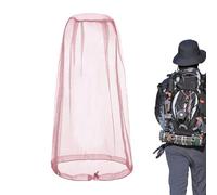 Chapeau de Protection Contre Les Mouches, Chapeau Anti-Mouches, Filet Anti-Mouches en Maille, Couverture faciale en Maille Filet Respirante, Chapeau Seau d'extérieur, en Filet