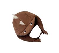 Chapeau de protection des oreilles pour enfant avec motifs dinosaures pour activités d'hiver en plein air - Bonnet confortable pour un usage quotidien - Chapeau à rabat d'oreille en duvet pour enfants