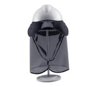 Chapeau de protection solaire - Protection UV montée sur casque, construction respirante Longueur de la visière à chapeau rigide, accessoires de sécurité à refroidissement rapide du manteau de cou |