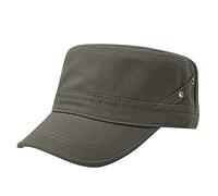 Chapeau de randonnée tendance et décontracté en coton pour homme, vert militaire, Taille unique