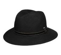 Chapeau de Raphia Alavero Traveller by Lipodo noir M (56-57 cm)