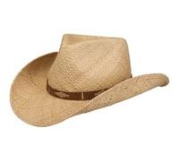 Chapeau de Raphia Chestercole Western by Stetson nature S (54-55 cm)