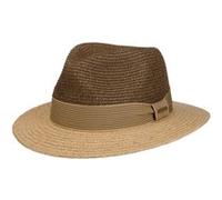 Chapeau de Raphia Twotone Traveller by Stetson marron S (54-55 cm)