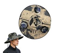 Chapeau de refroidissement à Triple ventilateur à énergie, 50 + protection, Rechargeable par USB pour les activités de plein air