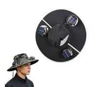 Chapeau de refroidissement à Triple ventilateur à énergie, 50 + protection, Rechargeable par USB pour les activités de plein air