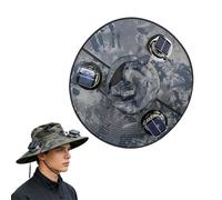 Chapeau de refroidissement à Triple ventilateur à énergie, 50 + protection, Rechargeable par USB pour les activités de plein air