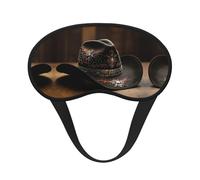 Chapeau de rodéo American West - Masque de sommeil occultant confortable pour voyage, yoga, couverture douce pour les yeux