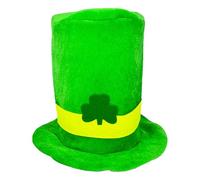 Chapeau de Saint-Patrick - Chapeau de lutin de la Saint-Patrick avec boucle dorée, chapeau irlandais pour cosplay, pour adultes, adolescents, hommes et femmes