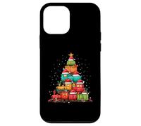 Chapeau de Sapin de Noël avec Locomotive de Chemin de Fer Coque pour iPhone 12 Mini