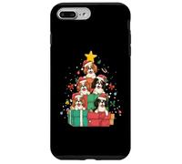Chapeau de Sapin de Noël en Forme de Chien Cavalier King Charles Coque pour iPhone 7 Plus/8 Plus