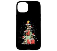Chapeau de Sapin de Noël en Forme de Petit Chien Coque pour iPhone 15 Plus