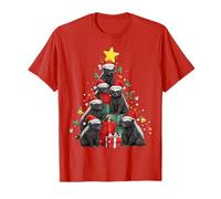 Chapeau de Sapin de Noël en Poils de Blaireau Miel T-Shirt