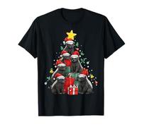 Chapeau de Sapin de Noël en Poils de Blaireau Miel T-Shirt