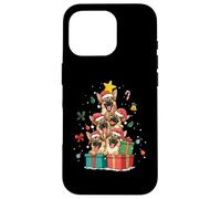 Chapeau de Sapin de Noël Mignon Berger Allemand Coque pour iPhone 16 Pro