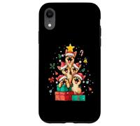 Chapeau de Sapin de Noël Mignon Berger Allemand Coque pour iPhone XR