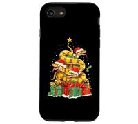 Chapeau de Sapin de Noël Mignon en Forme de Serpent Python Coque pour iPhone SE (2020) / 7/8