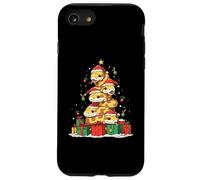 Chapeau de Sapin de Noël Mignon en Forme de Serpent Python Coque pour iPhone SE (2020) / 7/8