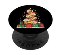 Chapeau de Sapin de Noël Mignon en Forme de Serpent Python PopSockets PopGrip Adhésif