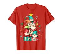Chapeau de Sapin de Noël Mignon et Lutin T-Shirt
