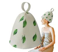 Chapeau De Sauna En Feutre De Laine - Chapeau De Sauna Isoler L'absorption d'eau Maison De Bain | Chapeaux De Sauna En Feutre Doux, Chapeau De Sauna De Haute Qualité, Accessoires