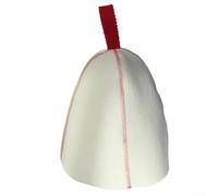 Chapeau de sauna en feutre épais pour hammam et spa pour les sessions. Offre chaleur et protection du front avec couverture d'oreille en rouge ou gris pour les adultes à la recherche d'une expérience