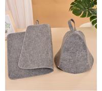 Chapeau de sauna en feutre formulé pour une performance dans les environnements de sauna sans compter sur les additifs (D)