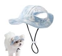 Chapeau de seau de chien, chapeau de soleil de chien | Caps de chat de protection solaire, Cat à cordon réglable Sunbonnet avec trous d'oreille Accessoires pour animaux de compagnie pour chaton et ext