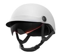 Chapeau De Sécurité du Scooter, Chapeau De Sécurité De Moto avec Une Face Ouverte, Protection Solaire À Moto Adulte avec Capuchon Dur Et Face Ouverte | Cruiser Scooter Motorcycle Half Protecteur pour