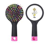 Chapeau de singe égyptien salon démêlant brosse à cheveux coussin base