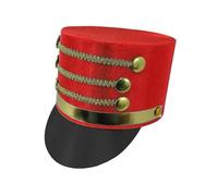 Chapeau de soldat jouet, chapeau casse-noisette pour adultes | Anneau de bande de musique Majorette Jouet créatif tambour Majorette Casse-noisette Chapeau soldat pour adultes, adolescents