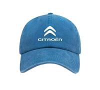Chapeau de Soleil avec Logo de Voiture pour Citroen DS3/DS3 Racing/DS3 Cabrio/DS4/DS5/DS3 Crossback/DS 4S/DS 5LS, Ajustable Les Sports de Plein air Hommes et Femmes Accessoire Mode,Blue
