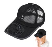 Chapeau de soleil avec ventilateur - Chapeau de soleil de camionneur, casquette de protection solaire avec parasol | Chapeaux de baseball respirants, chapeau de plage avec protection UV, chapeau rec