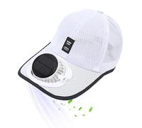 Chapeau de soleil avec ventilateur - Chapeau de soleil de camionneur, casquette de protection solaire avec parasol | Chapeaux de baseball respirants, chapeau de plage avec protection UV, chapeau rec