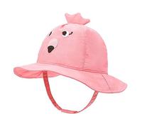 Chapeau de Soleil Bébé, Mignon Animal Chapeau de Seau en Coton Enfant, Été Unisexe Anti-UV Chapeau, Chapeau de Pêcheur Enfant, pour Plage Voyage Jardinier Randonnée, Flamant Flamant 1-2 Ans