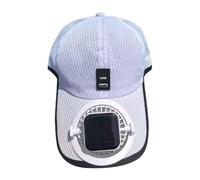 Chapeau de soleil - Chapeau de ventilateur à énergie solaire | Chapeaux de protection UV légers et rafraîchissants à large bord | Chapeau de soleil d'extérieur pour la plage, l'alpinisme, le cyclisme