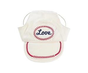 Chapeau de Soleil de Baseball avec Lettres d'amour Mignonnes brodées for Animaux de Compagnie, 1 pièce(M)