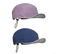 Chapeau de soleil doux réversible en nylon à séchage rapide, léger, réglable et respirant avec bord en fil à mémoire de forme, pour l'extérieur, randonnée, escalade, randonnée toute la journée