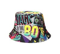 Chapeau De Soleil En 1 Partie, Chapeau Rétro Des Années 80, Chapeau De Seau, Chapeau De Pêche Hip-Hop, Chapeau Frais D'Été, Chapeau De Fête De Carnaval.