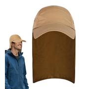 Chapeau de soleil en plein air - Visière mouillée et humide - Couvercle portable coupe-vent | Sun Protection Fishing Headwear, couverture athlétique réglable pour golf en cyclisme, multicolore, M
