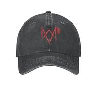 Chapeau de Soleil Hommes Dedsec London Watch Dogs Hommes Femmes Casquette De Baseball en Détresse Lavé Chapeaux Cap Vintage Activités De Plein Air Snapback Cap Papa Cadeaux D’Anniversaire