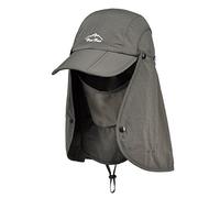 Chapeau De Soleil Multifonction Casquette protège-nuque, Vert - Armee-Grün, One Size